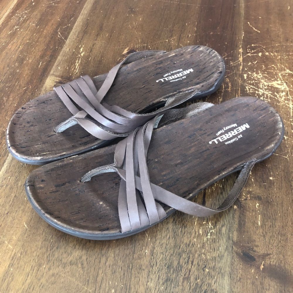 Merrell Falcon Air Cushion Memory Foam Women's Strappy Sandals Sz 10